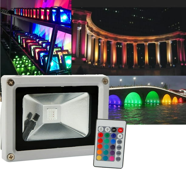 RGB LED Flood Light 10W 20W 30W 50W 100W Spotlight Security Lamp Outdoor Garden